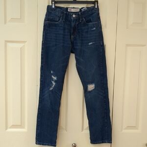 Levi's Kids Blue Distressed Jeans